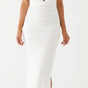 Elegant White Maxi Dress